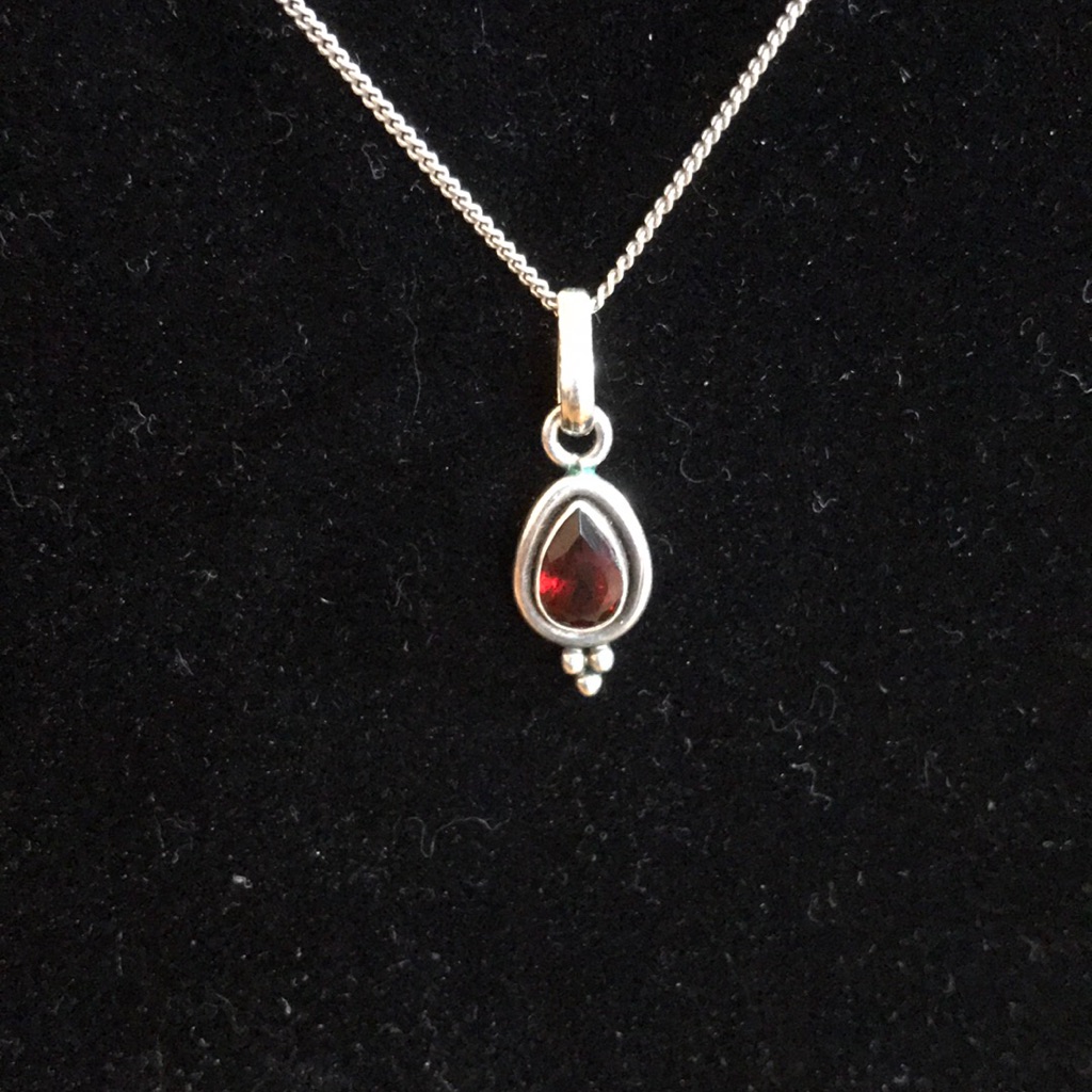 Ruby Pendant Necklace